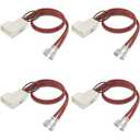 4 Pcs Professional 72-8110 Speaker Harness,Thicker Longer Speaker Wire Harness,Car Door Speaker Wiring Harness Adapter Speaker Connector for Toyota RAV4 Camry 4Runner Highlander Scion Forester Subaru