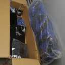 Portable 22ft x 12ft x 8ft Baseball & Softball Batting Cage  Easy to Install Hitting Cage with Pitching Machine Hole, 3-Ply Blue Netting, 14mm Fiberglass Poles, Secure Steel Frame & Carry Bag Include