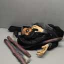 JOYIN 65 Halloween Decorations Outdoor Animatronics Standing Hunchback Witch with Light Creepy Sound Decor, Radar Motion Activated Scary Haunted House Prop for Yard Lawn Garden Outside Indoor