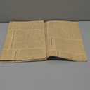 LeZakaa 20 Sheets Kraft Newsprint Flower Wrapping Paper -Reversible Floral Bouquet Paper -Brown Font Kraft Newsprint Design for Valentine's Day, Mother's Day, Parties, Birthdays, Weddings, Baby Shower