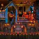 Cbebew Orange Halloween Lights, 25 FT Christmas String Lights with 25 C9 Incandescent Bulbs, Waterproof Halloween Decorations for Outdoor Indoor Patio Home Party Garden Yard Decor