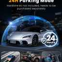 4 Channel 360 Dash Cam Front Rear Inside & Left Right,4K+1080P*3 FHD Car Camera,5GHz WiFi & App Control,8 IR Lamps Night Vision,24H Parking Mode,G-Sensor,Loop Recording,Includes 64GB SD CardBlack