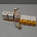 Dimmable 2W LED Globe Bulb 25Watt Equivalent E26 Light Bulb Warm White 2500K LED Edison Bulb, Vintage Filament Edison Decorative Bulb for Chandelier, Ceiling Fan, 6 Pack