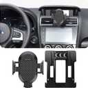 Car Phone Holder Fits for Subaru Forester 2014-2018 Accessories, Thick Cases Friendly, Cell Phone Mount for 4.7-7 in Phones, 360 Degree Rotation, Easy to Install