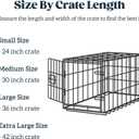 Indoor Dog House - Orthopedic Dog Tent Bed w/Egg-Crate Foam - Pet Bed with Cover Cave - Waterproof Lining - Nonskid Bottom, Ideal for Large Breeds & Fits 36-Inch Crate - 35"x22" (Charcoal)