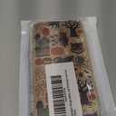 Qivtpjkrin Vintage Halloween Design Phone Case for iPhone 15 Pro max, Hippie Cat Skull Pumpkin Pattern Cover for Girls Boys for iPhone 15 Pro max, Unique Trendy TPU Bumper Cover Case