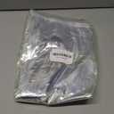 LOYORTY 6PCS Plastic Chair Covers for Dining Chairs, Plastic Seat Covers, PVC Dining Chair Covers, Stain, Water and Kitty Scratch Resistant for Most 16-18 Inches Chair