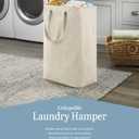 Whitmor Canvas Laundry Hamper