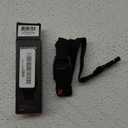 8TIMBER Stern Link with Fidlock Quick Release Magnetic Sternum Strap - Secure Adjustable Durable and Comfortable Perfect for Hiking, Commuting, and Travel - Compatible with Most Backpacks (Black with orange logo detailing on pull tab)