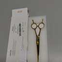 ULG Professional Hair Cutting Scissors 6.5 Inch – Sharp Barber Shears, Stainless Steel Symmetrical Salon Haircut Scissors for Women, Men, Kids, Gloss Paint Finish, Golden