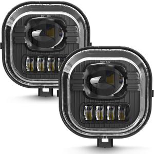 LED Fog Light Assembly for 1999-2016 Ford F250 F350 F450 F550 Super Duty - Driving Fog Lamp Compatible with Original Frame 【No Fog Lamp Bracket】