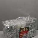 100ct Christmas Ball Ornaments Set - Assorted Shatterproof Hanging Tree Ornament Set with Reusable Hand-held Gift Package for Xmas Tree Holiday Party and Home Decor (Silver)