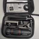 Phone Camera Lens Kit Upgraded Version Telephoto 28X Wide Angle 0.6X Macro 20X Fisheye 198° for Most