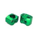 1 1/8" 28MM CNC Motorcycle Handlebar Riser Clamp Universal Bar Mount for Most Dirt Bike, Motorcycle, Green