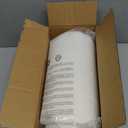 Amazon Basics Hypoallergenic Quilted Mattress Topper Pad, Cover 18 Inches Deep, Full, White