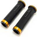 Black Motorcycle 7/8" Hand Grips Handle BAR Gel for Yamaha YZF 600 R1 R1M R6 R6S(Red)