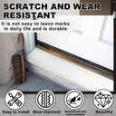 Threlaco 1 Pack 2 x 36 Inch Exterior Door Sill Threshold Extender Strip Mill Aluminum Snap Fit Building Door Threshold Suitable for Window Sill Floor Vinyl Mat Edge (Sliver)