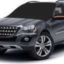 Windshield Snow Cover, Extra Large & 3-Layer Thick Fits Any Car Truck SUV Van, Straps & Magnets Double Fixed Design Windproof Outdoor Car Window Snow Covers, Keeps Ice & Snow Off