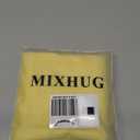 Mixhug Set of 2 Cozy Velvet Square Decorative Throw Pillow Covers for Couch and Bed, Pale Yellow, 18 x 18 Inches