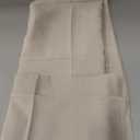 Veblandy Rectangle 4 Feet Tablecloth 52x70 inch Linen Textured Table Cloth Stain and Wrinkle Resistant Washable Polyester, Decorative Table Cover Waterproof for Dining, Buffet and Camping, Beige