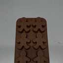 Meltset Silicone Baking Mold Gingerbread Man Chocolate Mold DIY Soap Mold