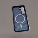 Rayboen for Samsung Galaxy S23 Case Magnetic, [Compatible with Magsafe] Protective Skin Feel Matte Phone Cover for Samsung S23 with Semi-Clear Hard Back & Soft Edge, Matte Blue