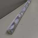 OHTMERU 3D Stained Glass Window Privacy Film, Heat Control UV Blocking Static Cling Decorative Window Film for Bathroom,Front Door,Home Non Adhesive,35.4 x 78.7 inches Azure Bloom