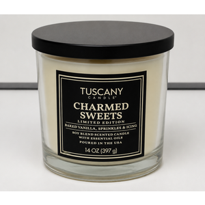 Tuscany Candle Charmed Sweetsimited Addition Baked Vanilla, Sprinkles & Icing