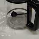 Amazon Basics Programmable 12 Cup Drip Coffee Maker with Glass Coffee Pot (1.9 Qt), Auto Shut-off, Touch Screen, Auto Pause, Removable Filter Basket, Black & Silver