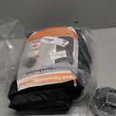 Magnetic Thermal Insulated Door Curtain for 32"x 80" Doors, Heavy-Duty Oxford Door Cover for Heat Insulation, Magnetic Closure Draft Block Blanket for Doorway to Keep Warm in Winter Cool in Summer (Black)