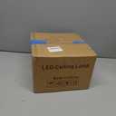 CANEOE 1 Pack Square Flush Mount Ceiling Light, 6000K Black Modern LED Ceiling Light Fixture, Minimalist Hallway Lighting Fixture Ceiling Lamp for Hallway Entryway Bedroom Balcony (Black&White)