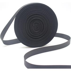 ZHFMILY 1 inch Black Nylon Webbing Straps for Sewing 50 Yards 25mm Heavy Canvas Webbing Strap with Buckles for Bags-Lawn Chair Replacement-Hammock-Pet-Crafts & Projects Supplies