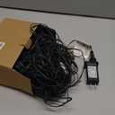 Joomer Christmas Net Lights - 12FT x 5FT 360 LED Plug-in Mesh Lights, Waterproof with 8 Modes, Timer, Connectable for Bushes, Trees, Garden, Outdoor Christmas Decor (Green Wire, Multicolor)