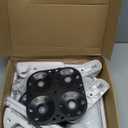 2PC Cat Window Perch Cordless Foldable Cat Hammock Bed for Window with Metal Frame and Reversible Cover, Large Suction Cups Window Resting Seat for Indoor Cats (Cat Bed, L-2PC)