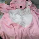 Funziez! Slim Fit Adult Onesie - Animal Halloween Costume - Plush Fruit One Piece Cosplay Suit for Women and Men (X-Large, Pink Dinosaur)