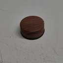 Sumnacon Heavy Duty No Drill Floor Door Stopper - Durability Stainless Steel Door Stops with Anti-Skid Rubber, Contemporary Decorative Door Wedge for Home Office Commercial Industrial, Woodgrain (4.1X1.7 Inch)