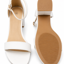 Woman's White Heels 