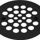 Westbrass A3193-12 4-1/4" OD Brass Shower Strainer Grid Drain Cover, Oil Rubbed Bronze