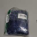 BALAPET 2 Pack Satin Cervical Pillowcase, Smooth & Soft Pillow Case Cover,Ergonomic Pillowcase with Zipper,Cover Only(Navy Blue)