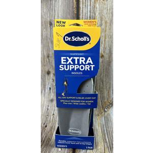 Dr. Scholl's Extra Support Shoe Insoles for Women, Size 6-11, 1 Pair: Designed for Plus-Size and Tall Women, Arch Inserts - Helps Reduce Lower Back Pain and Foot & Leg Fatigue