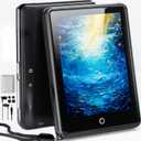 64GB MP3 Player with Bluetooth 5.3, 2.8-inch Touchscreen, Speaker, 18 Soothing Sounds Built-in, Shuffle Repeat Portable Music Player with FM Radio, Voice Recorder, Support 128GB Micro SD Card (Black)