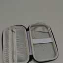 Diabetes Travel Case EVA Hard Shell Diabetic Supplies Bag Organizer for Blood Sugar Testing Kit, Glucose Monitor Kit with Meter, Glucose Test Strips, Lancets, Lancing Device, Alcohol Wipe (Black)