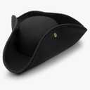 Pirate Costume Hat Women/Men, Pirate Accessories Tricorn Halloween Hat for Adults