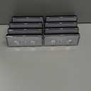 Solar Fence Lights Outdoor, 8-Pack 120LM Fence Lights Solar Powered, IP67 Waterproof Dusk to Dawn Auto On/Off 12+ Hours for Outside/Backyard/Wall/Step/Patio/Deck/Pool (Warm White & RGB 7 Colors)