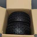 GICOOL 13x6.50-6 Tire and Wheel, 13x6.5-6" Flat-free Lawn Mower Tires, 3-6.5 Centered Hub, 3/4" or 5/8" Bearing, Universal Fit Garden Tractor Front Wheels, 4 Ply, V-Turf Pattern, 2 Pack