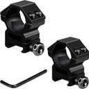 Scope Rings 30mm,2 Packs of Medium Profile Scope Mount Rings for 21mm Picatinny Rails