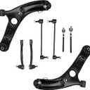 8PCS Front Lower Control Arm Kit Fit For Hyundai Elantra Veloster