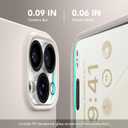 GONEZ Magnetic for iPhone 16 Pro Case, Compatible with MagSafe, [Screen Protector + Camera Lens Protector], Silicone Shockproof Anti-Scratch Protective Phone Case 6.3 inch, Stone