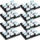 Lincia 8 Pcs Name Badge Holder ID Badge Tray Organizer Name Badge Organizer Badge Foam Holds 60 Badges ID Tag Name Badge Organizer Name Tag Holders for Office, 16 3/4 x 12 x 1 1/4 Inch
