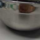 18/8 Stainless Steel Microwell Colander, 5QT Large Capacity with Handle Kitchen Food Strainer5QTColander+5QT Mixing bowl)
